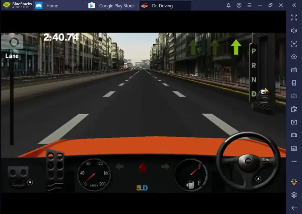 Gameplay of dr. driving for pc