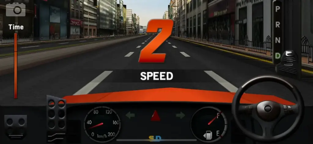 screenshot of speed mission in dr driving