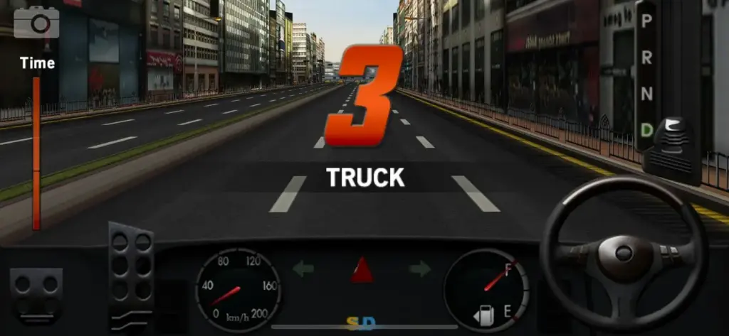 screenshot of Truck mission in dr driving